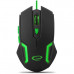Esperanza MX205 Fighter Gamer mouse Black/Green