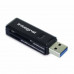Integral USB3.1 SD and microSD Card Reader Black