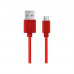 Esperanza MICRO USB KÁBEL2.0 A-B M/M 0.8M Piros