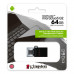 PEN DRIVE 64 GB Kingston DataTraveler microDUO3 G2 Black