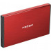 natec Rhino Go External HDD Enclosure Red