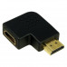 Logilink HDMI 90° flat angle Adapter Black