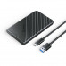 Orico 25PW1C-C3-BK-EP USB3.0 Type-C HDD/SSD Enclosure Black