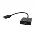 Gembird A-HDMI-VGA-03 HDMI to VGA and audio adapter cable single port