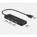 Approx HACCP47 USB Hub Adapter 3 USB 2.0 ports + 1 USB 3.0 port