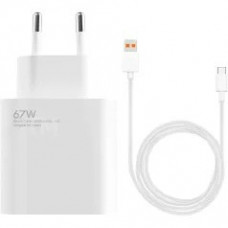 Xiaomi gyári hálózati fehér gyors (Turbo) töltőfej 67W USB - Type-�
