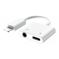 Platinet PMMA9826 SmartPhone Adapter Lightning to AUX with Charging White