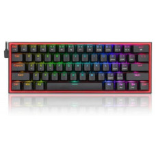 Redragon Fizz Pro black, wired&2.4G&BT mechanical Keyboard, RGB, brown sw