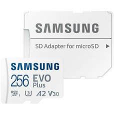 256GB Samsung  microSDXC EVO Plus Class10 U3 A2 V30 + adapterrel