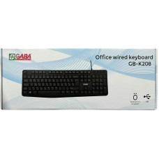 Gaba GB-K208 Office Wired Keyboard Black HU
