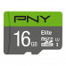 16GB PNY microSDXC Elite Class 10 UHS-I + adapterrel