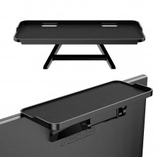 Univerzális polc monitorra, TV-re, fekete színű 300x125mm UCH0189C