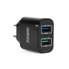 SB Hálózati adapter - 2 USB-A - 55045-2BK