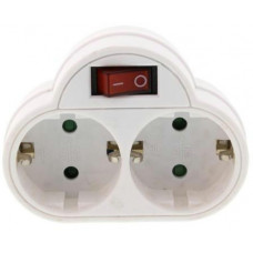 Well 2 -es fali elosztó világító kapcsolóval (ELAD-2SH-SW-WL)