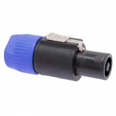 WTY0089T-C Szerelhető speakon dugó kábelre, műanyag, csavaros, 4 pól p f