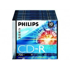 Philips CD-R 80 52x Slim 1db-os (1-es címke)