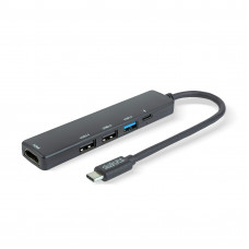 Multifunkciós USB Hub - HDMI + Type-C 3.0 - 3xUSB-A, 1xType-C
