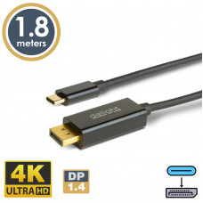 Type-C - DisplayPort kábel - 1.4 - 4K - 1,8 m