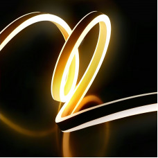 NEON LED szalag - melegfehér - 5 m - 220-240V - 2835 SMD - 120 LED/m - 6W 