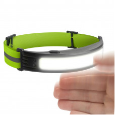 Fejlámpa gesztusvezérléssel - piros / fehér COB LED - 800 mAh akkumul p fo