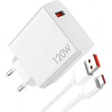 Xiaomi MDY-14-EE HyperCharge gyári töltőfej 6A 120W USB Type-C kábell p