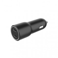 Gembird 2-Port USB Car Charger Black 2xType-C