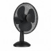 Asztali ventilátor - 23 cm - 22 W - 2 sebesség - oszcilláló - fekete  