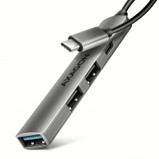AXAGON HUE-STC ALU STRIP USB-C 4 port hub
